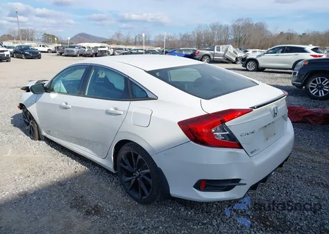 2019 Honda Civic Sport from USA, damaged, VIN 19XFC2F82KE002529